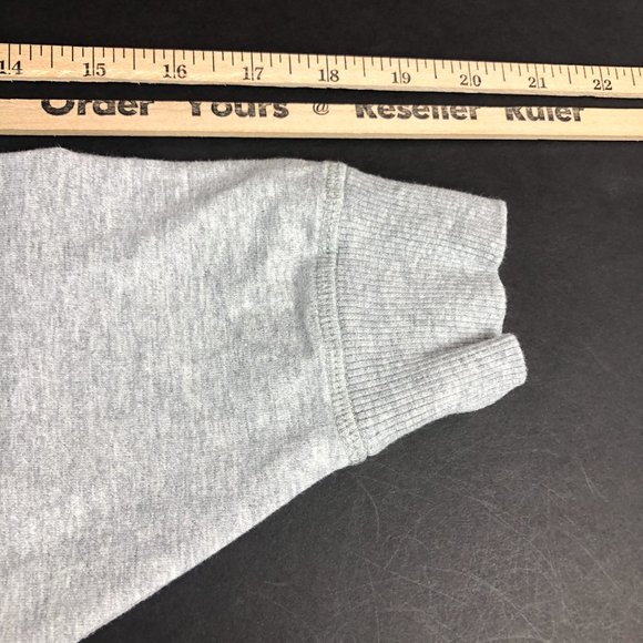 Disney Minnie Mouse Shirt Men's Small Grey Big Puffy Print Spell Out Long Sleeve - Picture 8 of 14